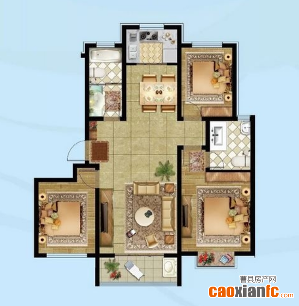 出售德嘉綠城電梯16樓124平毛胚房 曹縣房產(chǎn)標(biāo)哥