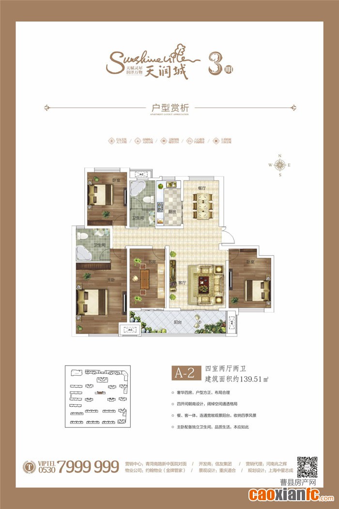 戶型天潤(rùn)城3期