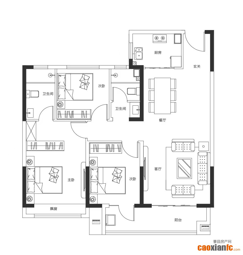 高層戶型B高層戶型B清輝