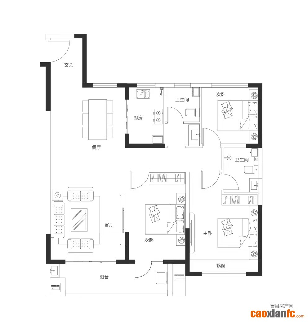 高層戶型A高層戶型A馥郁